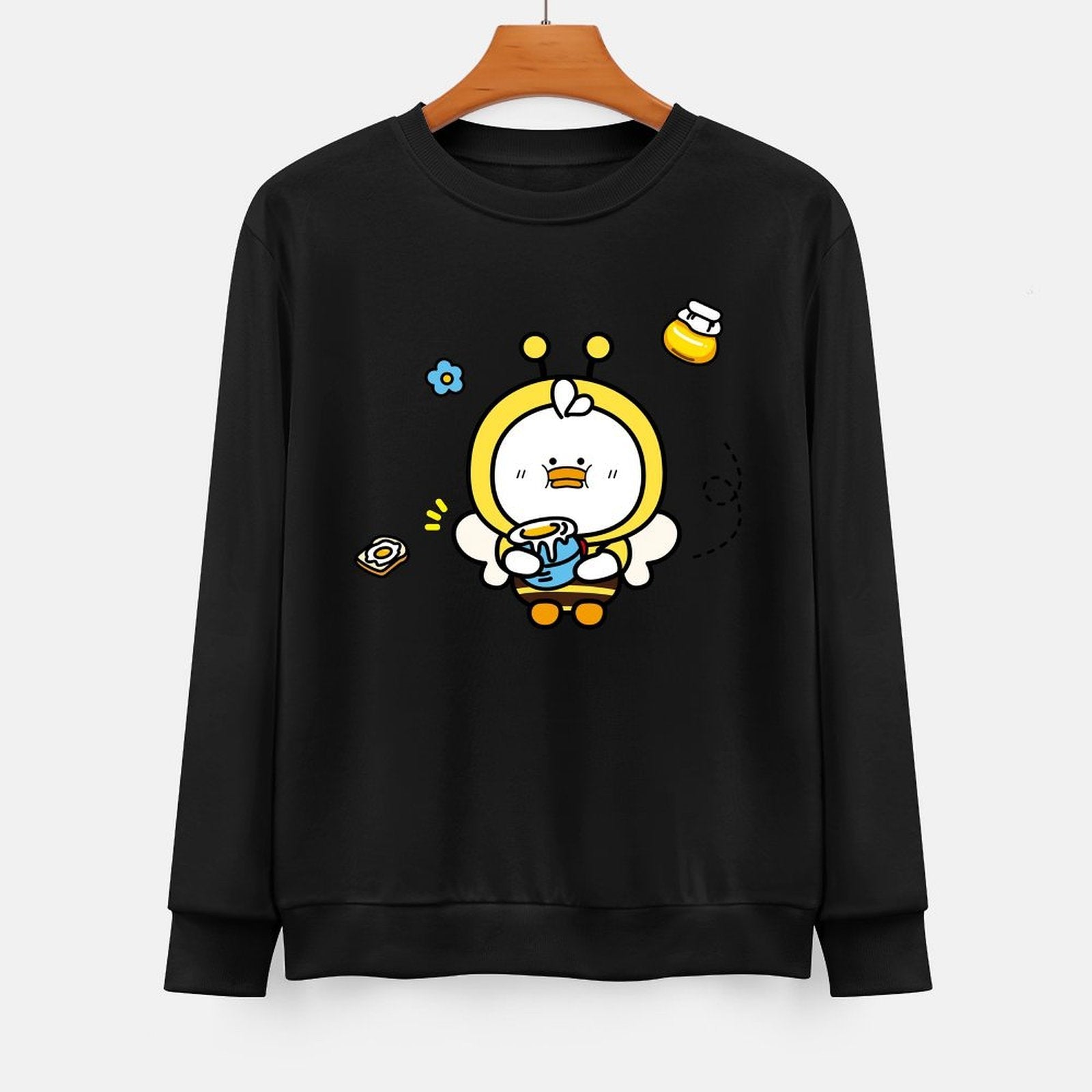 Front Patterned Long Sleeve TopSleek EverydayTee